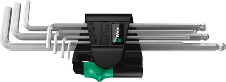 Wera hoeksleutel set 950 7 angular shaft magnetic hexagon socket, 7 pc