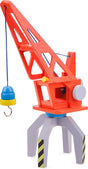 New classic toys ® houten speelgoed containerkraan