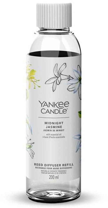 Yankee candle - navulling voor geurstokjes 200 ml - midnight jasmine