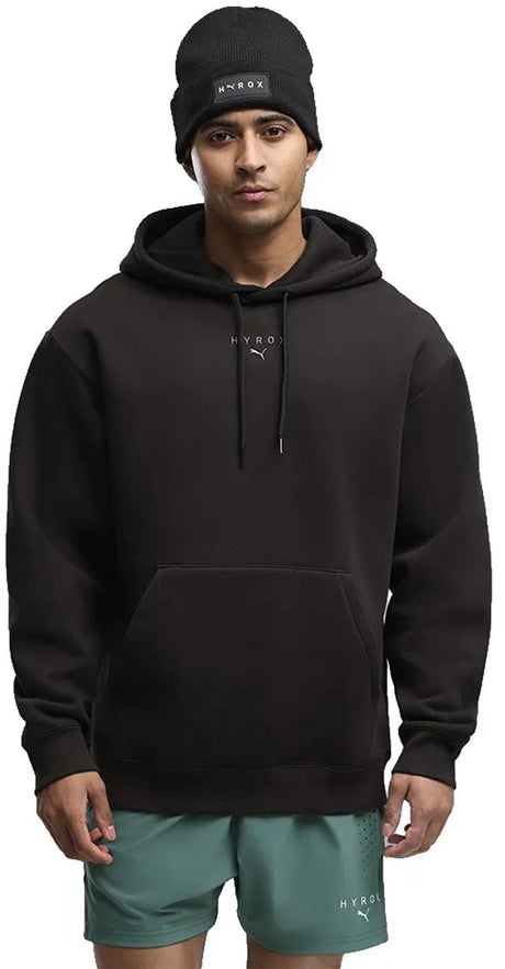Puma x hyrox heavyweight hoodie zwart l man