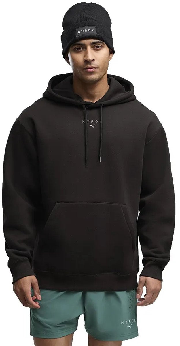 Puma x hyrox heavyweight hoodie zwart xl man