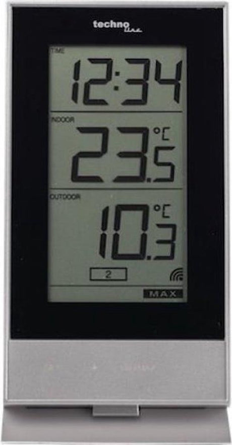 Technoline weerstation ws 9900 met temperatuurweergave met 1 buitensensor 85 x 166 x 56 mm wit