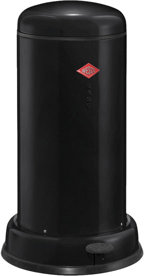 Wesco baseboy prullenbak met soft close | 20 liter | metaal - zwart | pedaalemmer