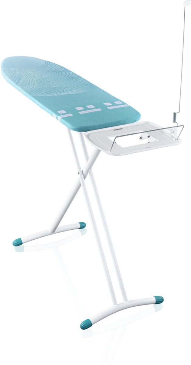 Leifheit strijkplank air board express m solid - geschikt voor stoomgenerator - turquoise
