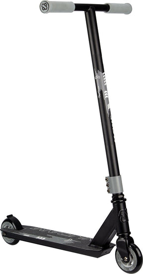 Nijdam stuntstep - vert flyer - zwart grijs - aluminium
