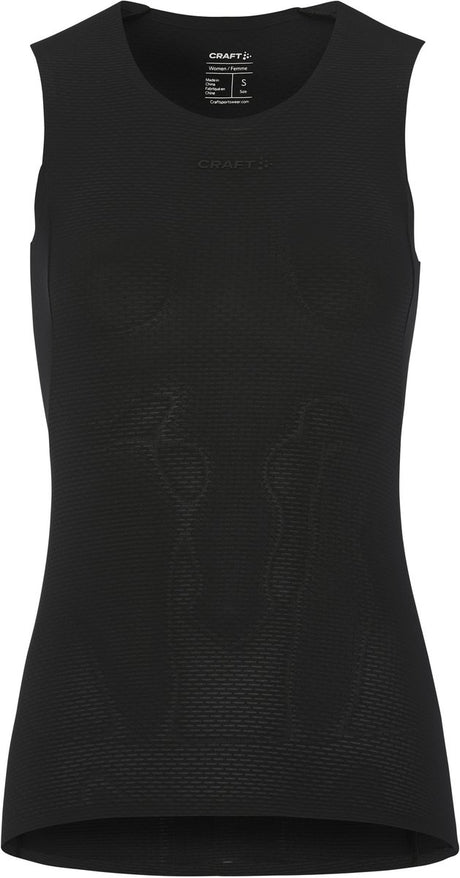 Craft active nanoweight sl w dames thermoshirt - zwart s