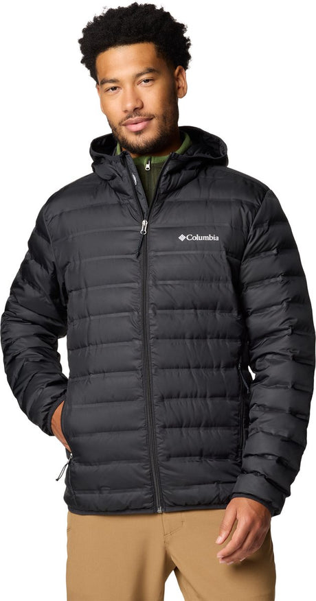 Columbia lake 22™ ii down hooded jacket heren outdoorjas - black xxl