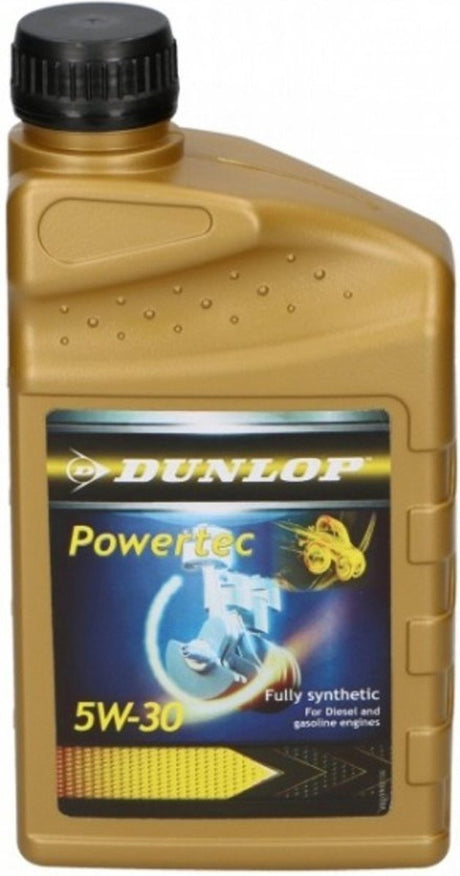 Dunlop motorolie synthetisch powertec 5w-30 1 liter