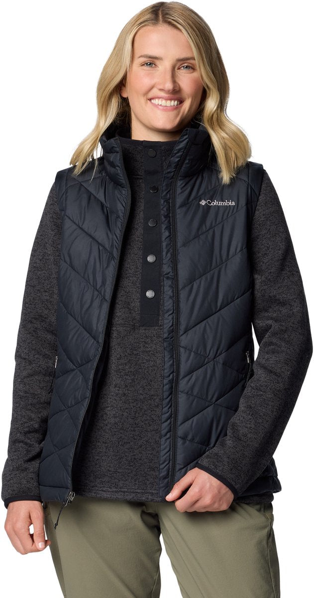Columbia heavenly™ ii vest dames outdoorbodywarmer - black xl