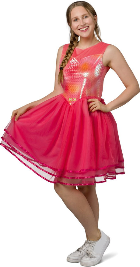 K3 verkleedkleding - zeemeerminjurk volwassenen - maat 38 one size