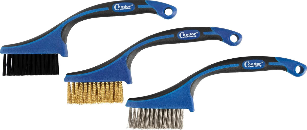 Condor borstelset 9508 mini brush assortment 3-tlg.