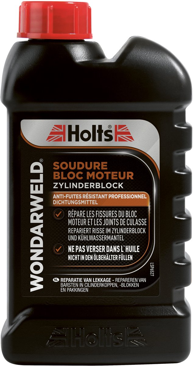 Holts wondarweld 250ml - repair voor motorblok en cilinderkop pakkingen