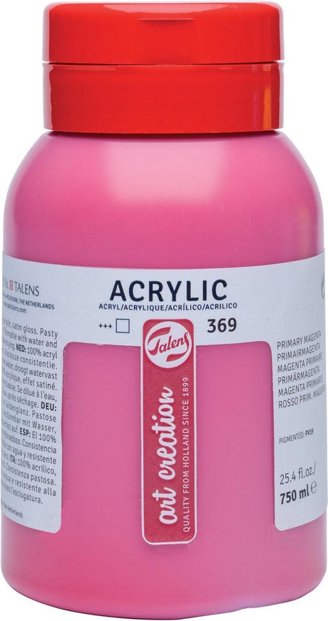Talens art creation acrylverf pot 750 ml primairmagenta 369