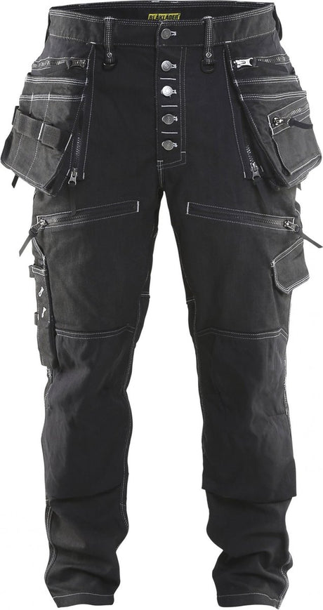 Blåkläder blaklader werkspijkerbroek stretch x1900 1999-1141 - mannen - zwart - 56