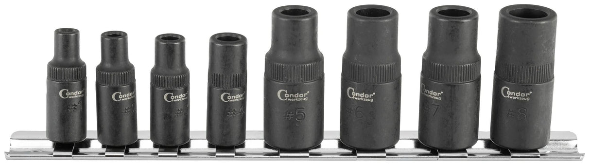Condor gereedschapshouder set 9678 screw taps bracket set 8-tlg.