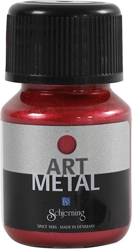 Creativ company art metal verf, lava rood, 30ml