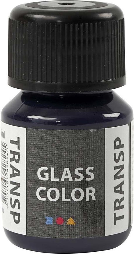 Creativ company creotime glas- porseleinverf glass color 30 ml navy
