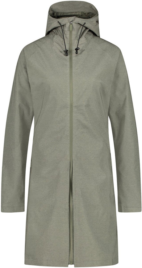 Agu seq - regenjas dames - 2-in-1 poncho - groen - s - ademend - wind- en waterdicht - ventilatie in rugpaneel