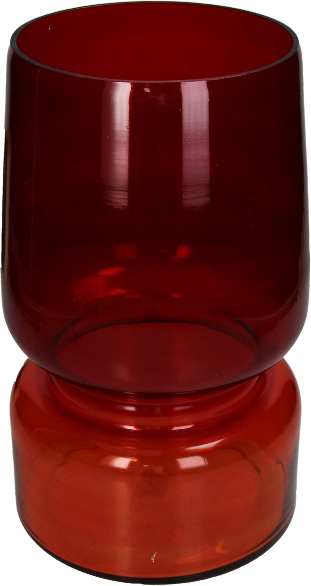 Hd collection vase two tone glass multi 19x19x30cm