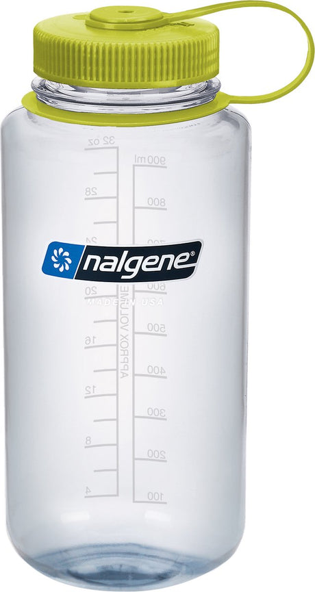 Nalgene wide mouth sustain water bottle, 1 liter drinkfles (transparant)