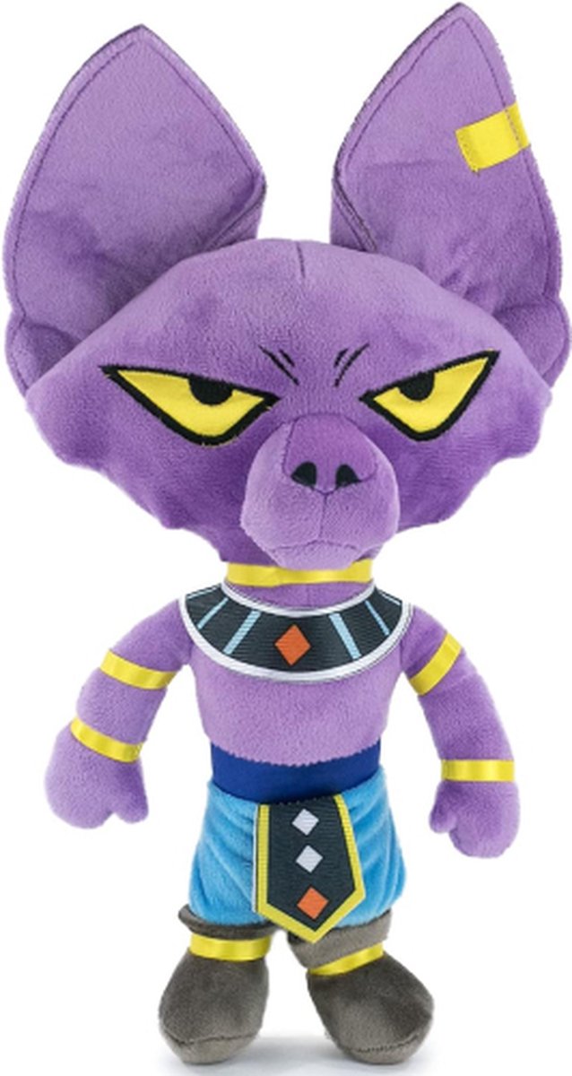 Dragon ball z beerus - pluche knuffel 26 cm