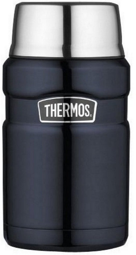 Thermos voedseldrager king zwart mat 710 ml