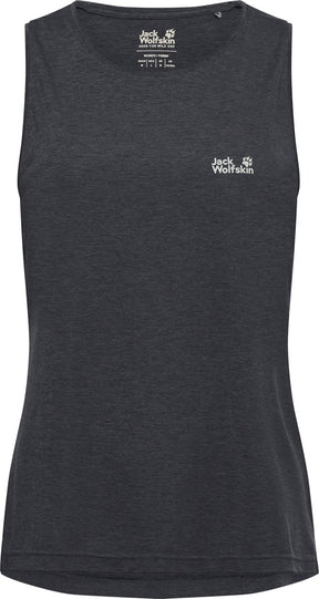 Jack wolfskin wildtrail tank top w dames outdoorshirt-phantom