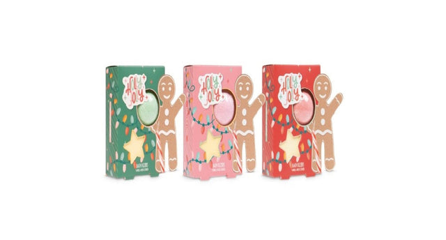 Xmas geschenkset bath fizzers ster 20gr bal 60gr 3ass