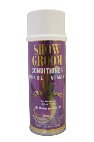 Mr Groom Show Groom Gloss Spray z norkową olejem