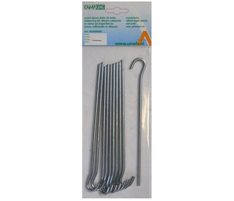 Campking grondpen open oog 18 cm