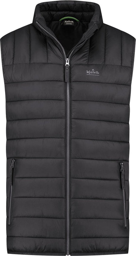 Kjelvik dean heren outdoorbodywarmer - black 3xl