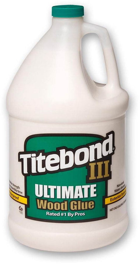 Titebond houtlijm ultimate iii watervast 3,8 ltr (1 us gallon) d3 bijna d4