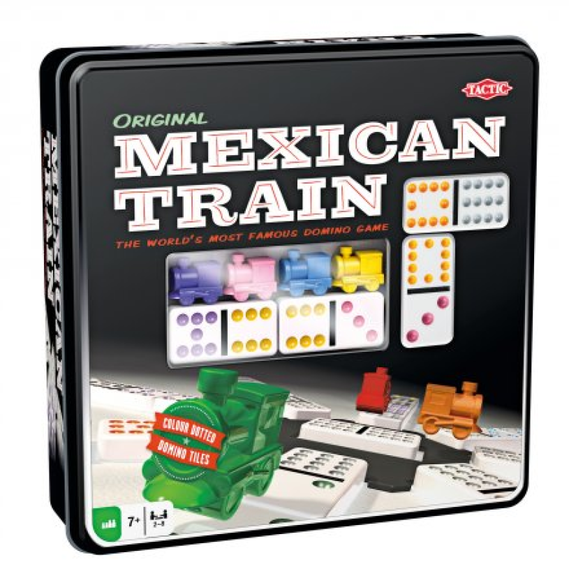Tactic mexican train tin box