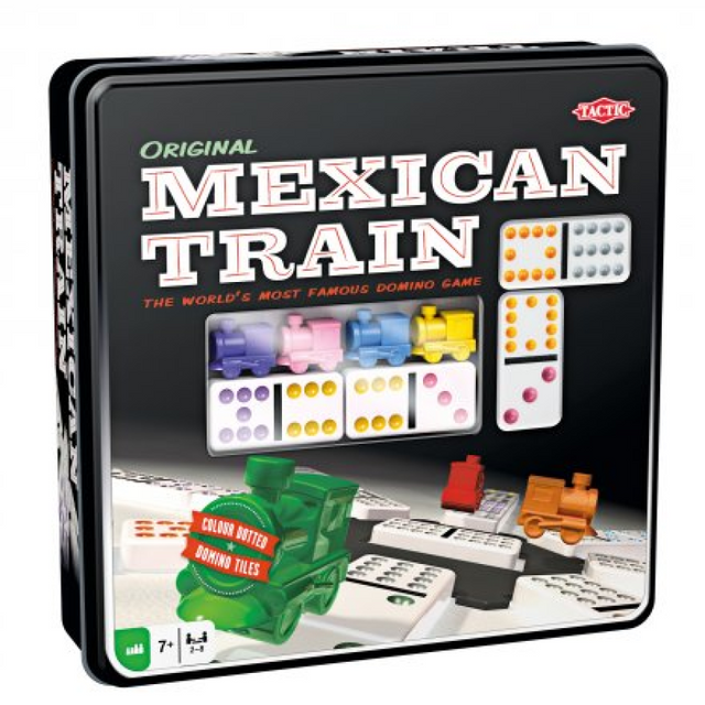 Tactic mexican train tin box