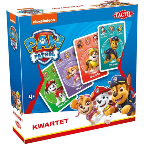 Tactic paw patrol kwartet – kaartspel – kinderspel – vanaf 4 jaar – 2-4 spelers