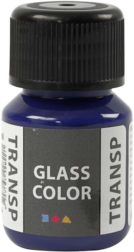 Creativ company cc glass color transparent, brilliant blue, 30 ml 1 bottle