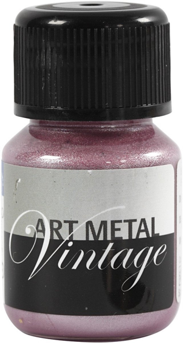Creativ company schjerning art metal parelmoer roze 30ml