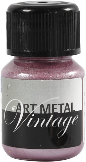 Creativ company schjerning art metal parelmoer roze 30ml