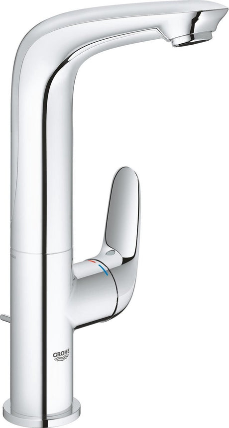 Grohe eurostyle new wastafelkraan - l-size - hoog - met draaibare uitloop - chroom