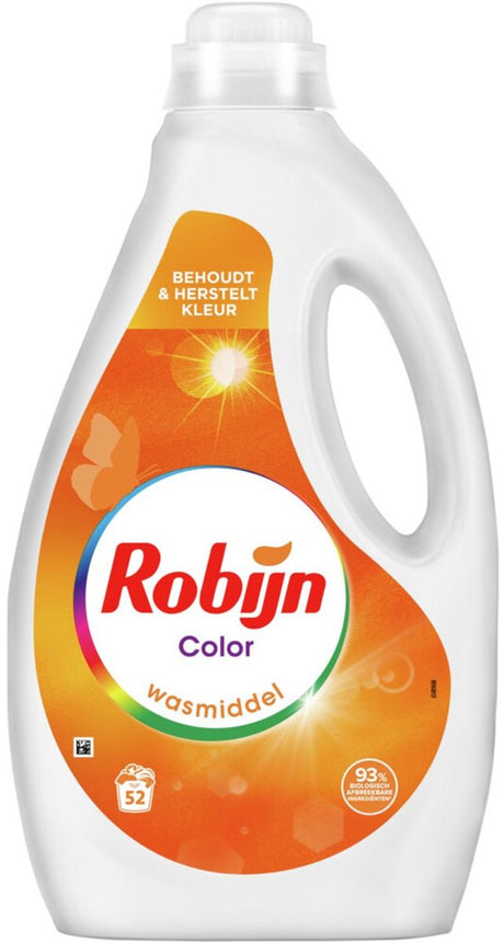 Robijn - vloeibaar wasmiddel color 52 wasbeurten - 3 x 2,6 liter - voordeelverpakking