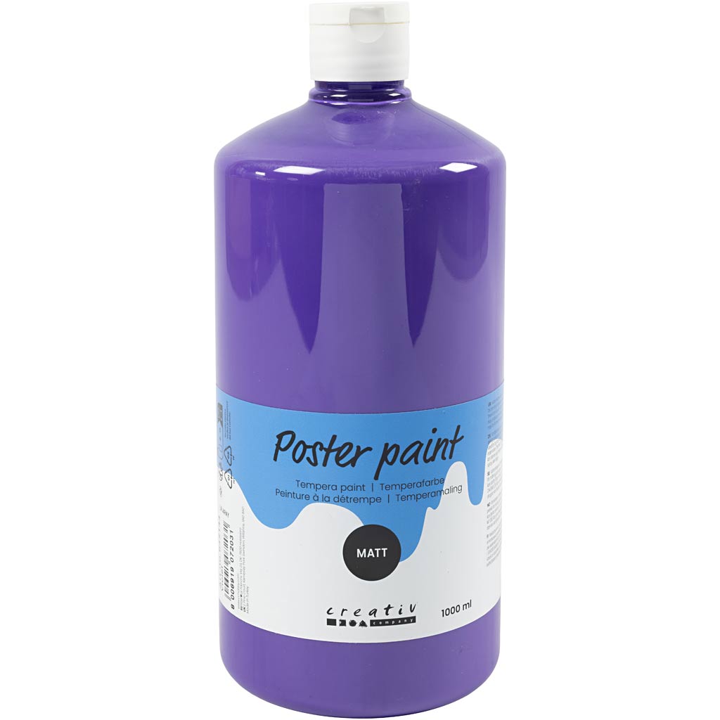 Http: www.cchobby.nl tempera-verf-mat-violet-1000-ml-1-fles