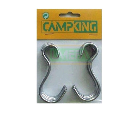 Campking umefa ophanghaak staal zak a 10st