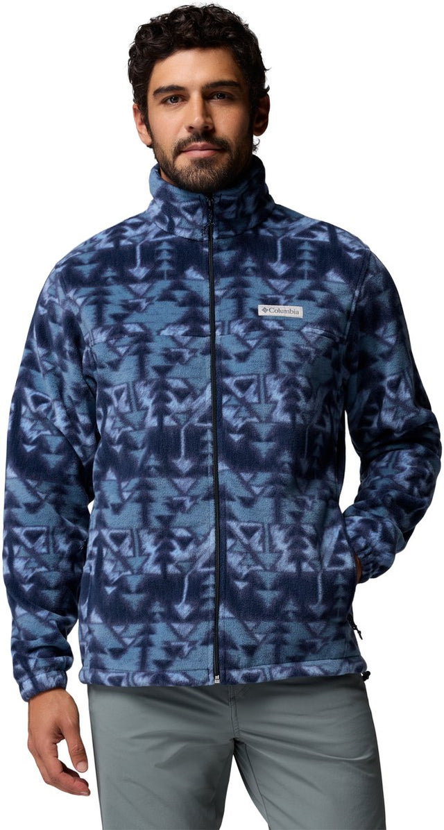 Columbia steens mountain™ printed jacket heren outdoorvest - collegiate navy sketchup s