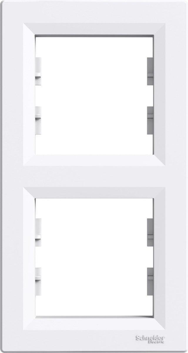 Schneider electric asfora verticaal afdekraam-2v - wit