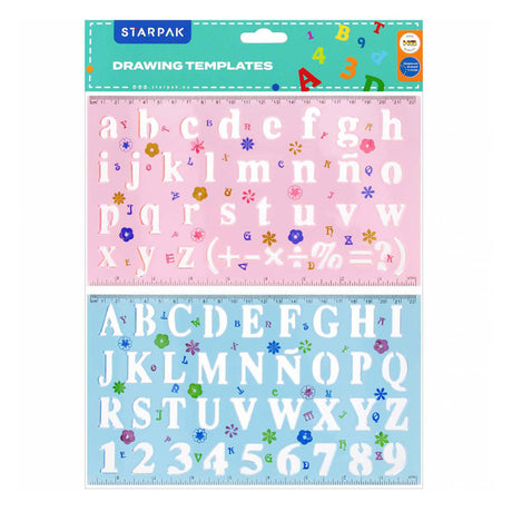 Euro-trade limited liability plastic tekensjabloon cijfers letters