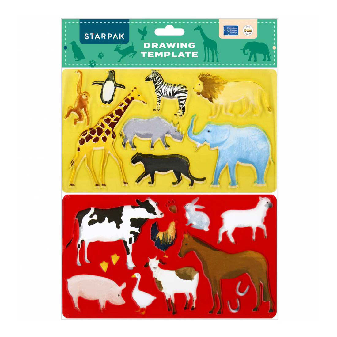 Euro-trade limited liability tekensjabloon dieren
