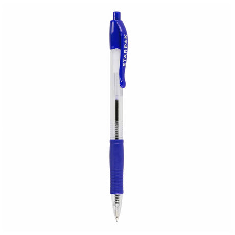 Balpen met grip blauw, 36st.
