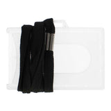 Naamplaatje met lint pcv 58 90mm