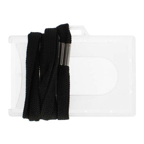 Naamplaatje met lint pcv 58 90mm