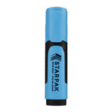 Blauwe markeerstift